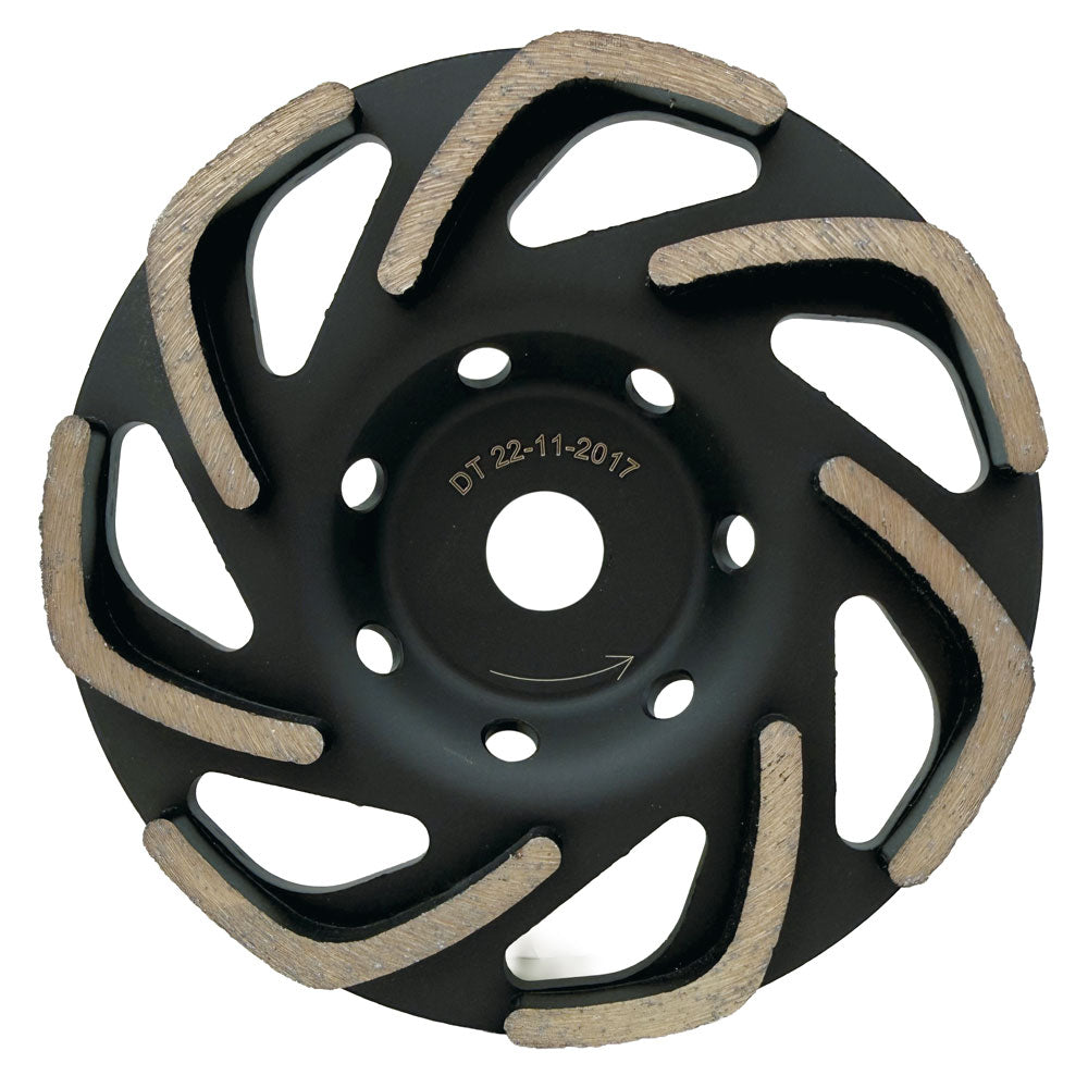 Slibekop 150x19mm - SORT - Til blød beton - Til Hilti