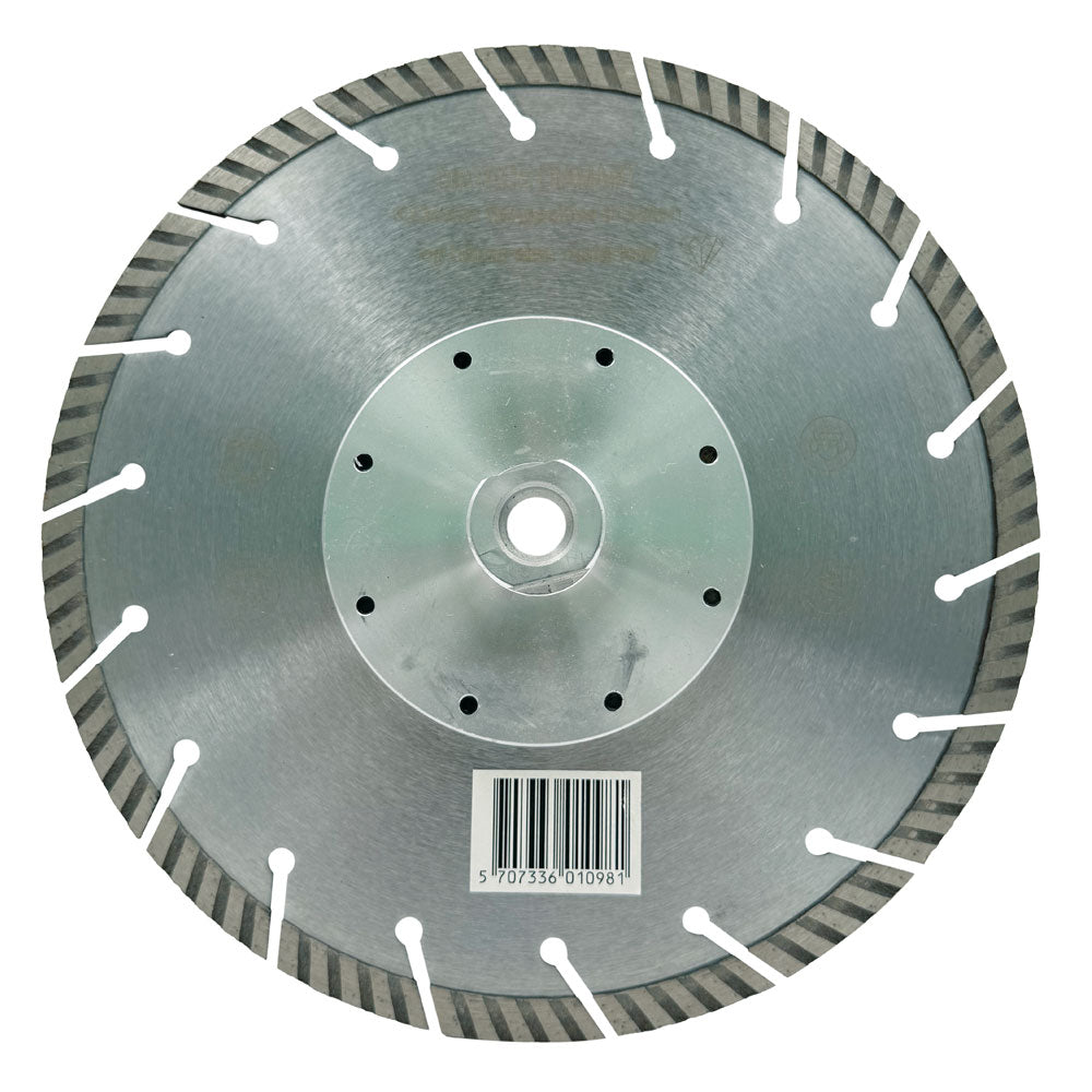 Diamantklinge 230mm M14 - TURBO - med flange