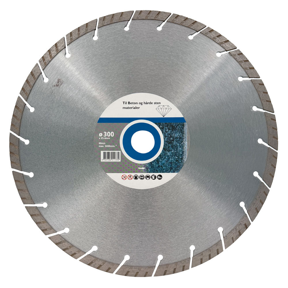 Diamantklinge 300 x 25,4 mm - Turbo