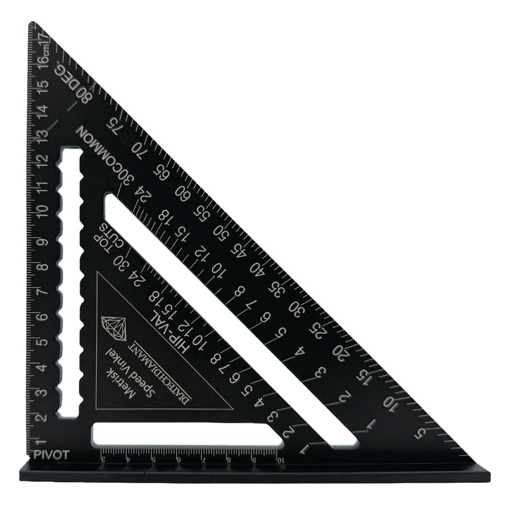 Speedvinkel aluminium 184x184x260 mm – 45° og 90° – Diatech