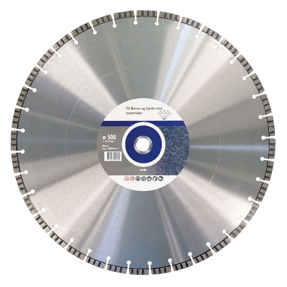 Diamantklinge 500 x 25,4 mm Turbo