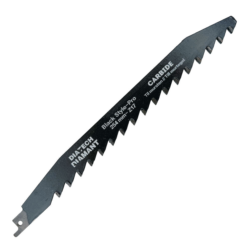 Bajonetklinge 254x20 HM Z17 - SORT - Til murværk