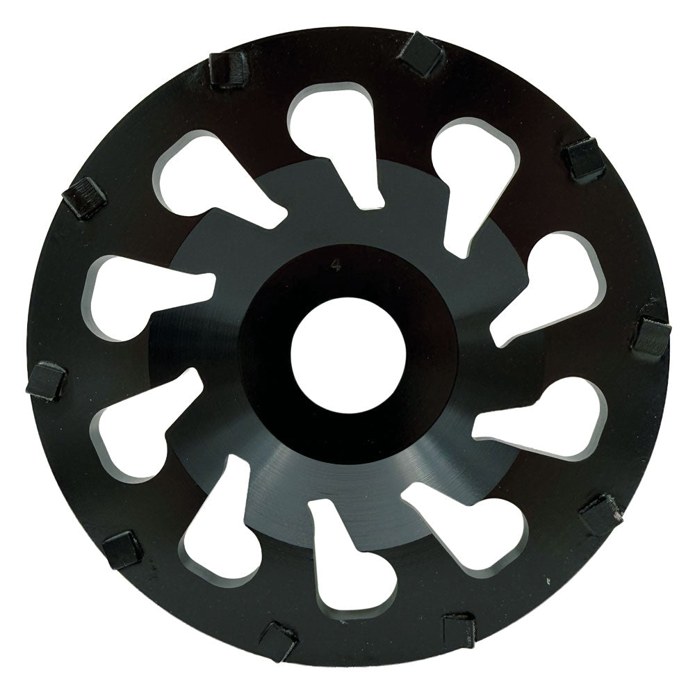 Slibekop 130x25/22,2mm - SORT - Til blød beton - Til Festool - Z10 - 1/3 PCD