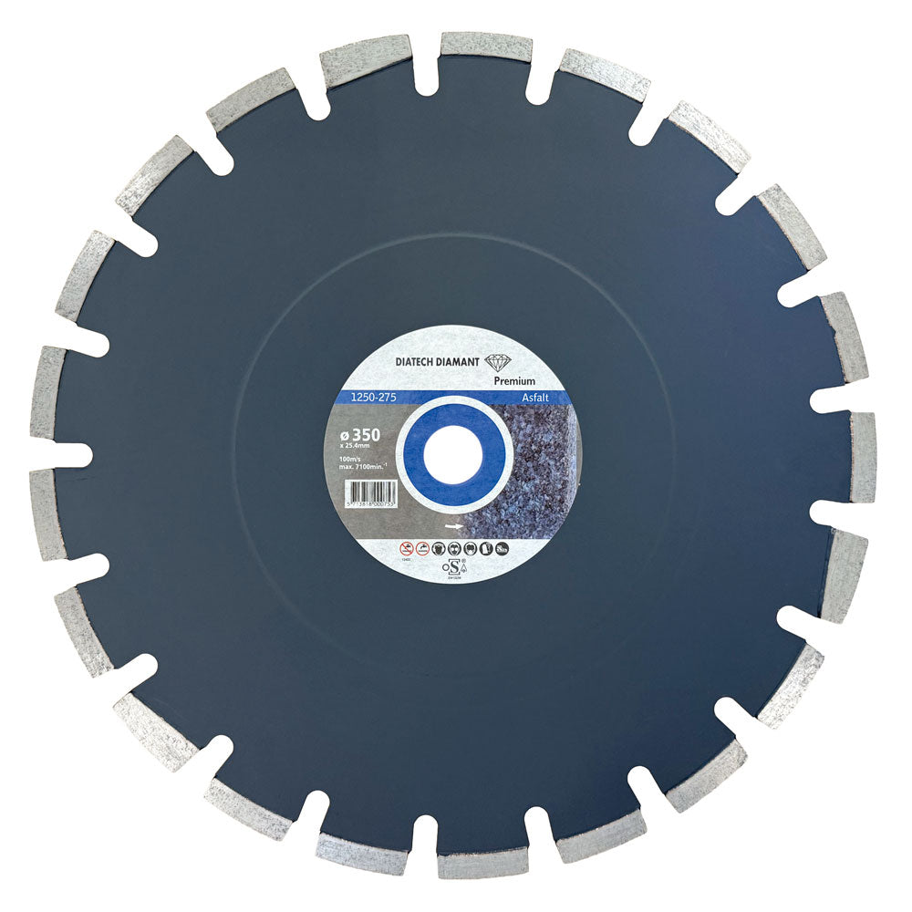 Asfaltklinge 350 x 25,4 mm - Premium