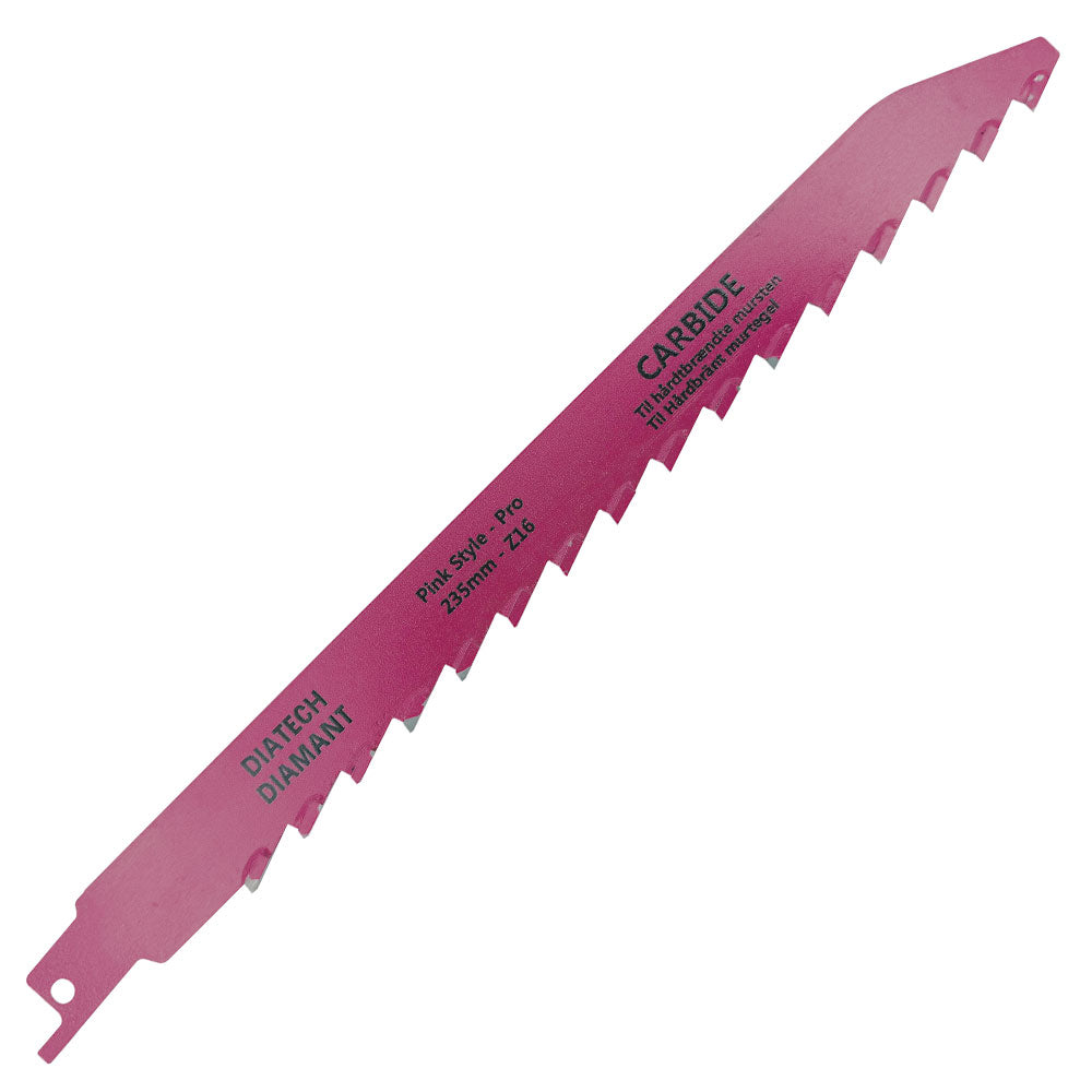 Bajonetklinge 235x20 HM Z17 - PINK - Til murværk
