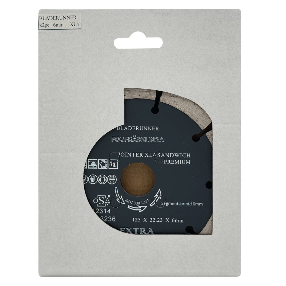 Fugeklinge DIA 125x6x22,2 mm – 2-delt – Bladerunner