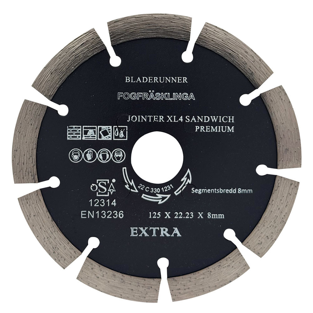 Fugeklinge DIA 125x8x22,2 mm – 2-delt
