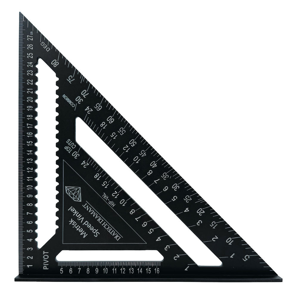 Speedvinkel aluminium 305x305x430 mm – 45° og 90° – Diatech