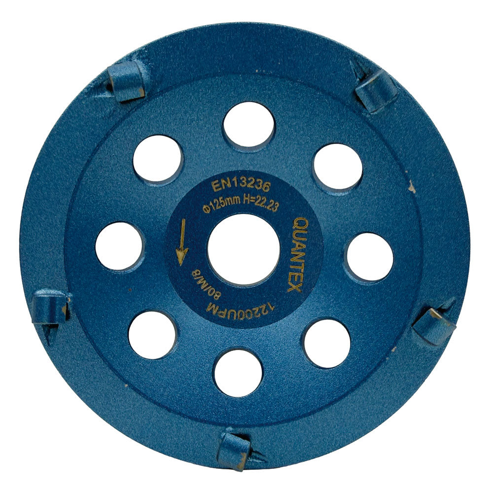 Slibekop 125x22,2mm - PCD - Quantex