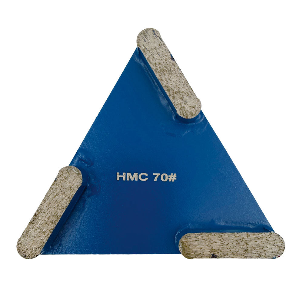 Slibesegment HMC DIA korn 70 - BLÅ - Til medium beton - Triseg