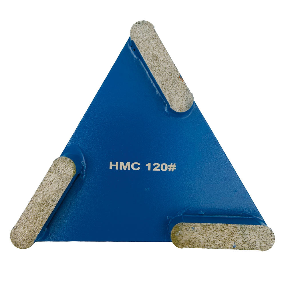 Slibesegment HMC DIA korn 120 - BLÅ - Til medium beton - Triseg