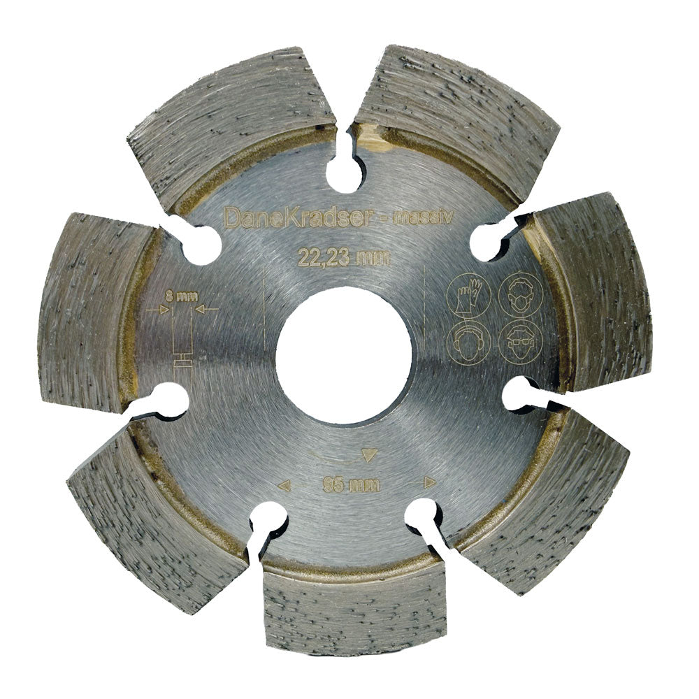Fugeklinge DIA 95x8x22,2 mm – Danekradser - Massiv blank