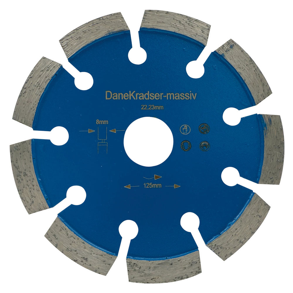 Fugeklinge DIA 125x8x22,2 mm – Danekradser - Til hårde fuger