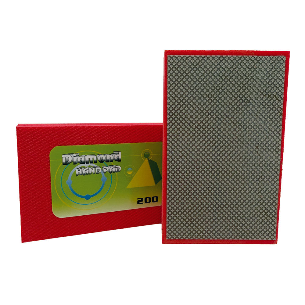 Pudseklods DIA 55x90mm - Korn 200 - Elektroplateret - Rød