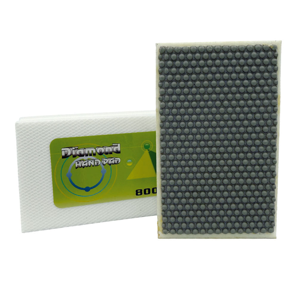 Pudseklods DIA 55x90mm - Korn 800 - Elektroplateret - Hvid