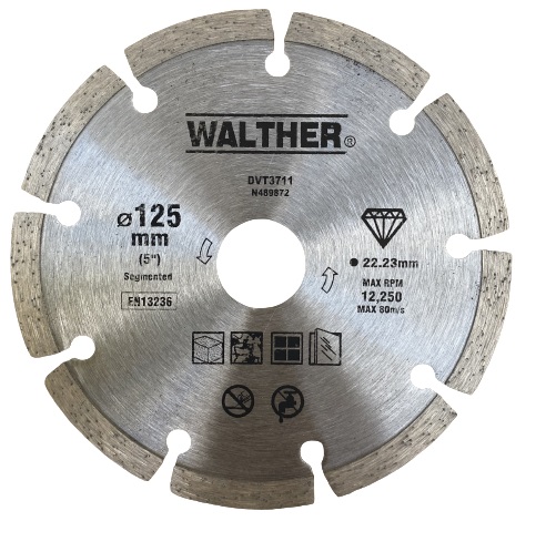 Diamantklinge Walther Ø125 x 2,2 mm